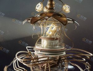 Blender素材—魔幻灯塔工程源文件