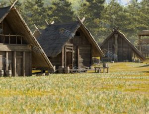 中世纪农场Blender工程源文件