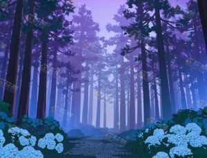 唯美三渲二动画卡通场景9 Blender工程源文件