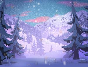 唯美三渲二动画卡通场景3 Blender工程源文件