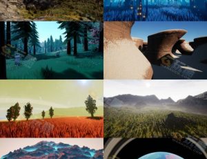 UE5素材—动态程序景观