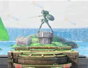 Blender素材—三渲二塞达尔石像场景工程源文件