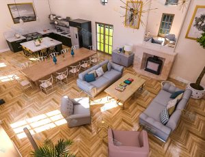 Blender素材—现代大客房工程源文件