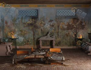 Blender素材—古老休息殿厅工程源文件