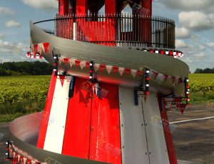 Blender素材—马戏团滑梯建筑工程源文件