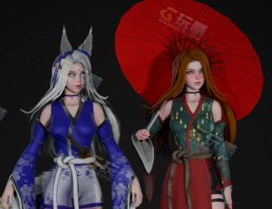 UE5素材—狐狸美女