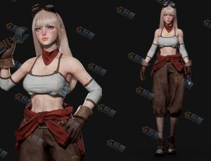 UE5素材—机械少女