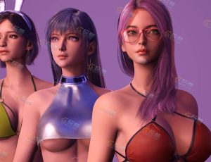 UE5素材—美女角色包