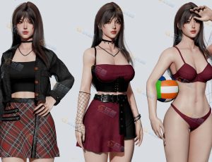 UE5素材—偶像女孩