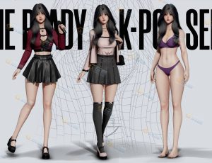 UE5素材—时尚小姐姐米娜