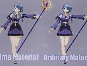 UE5素材—动漫女孩拉娜