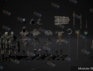 UE5素材—骷髅武士兵团