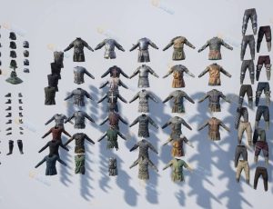 UE5蓝图—模块块化中世纪装备道具