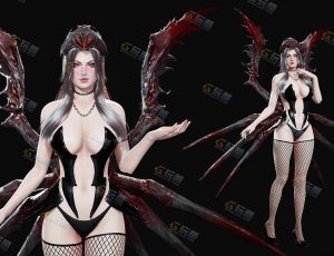 UE5素材—蜘蛛女