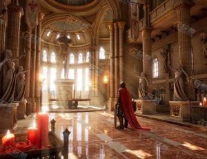 UE5素材—皇家城堡室内