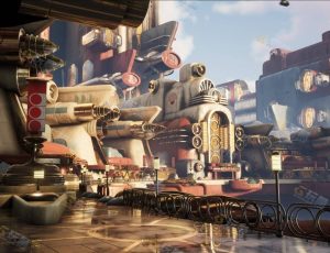 UE5素材—科技乌托邦世界