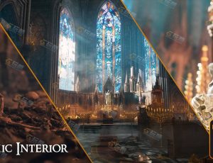 UE5素材—史诗大教堂