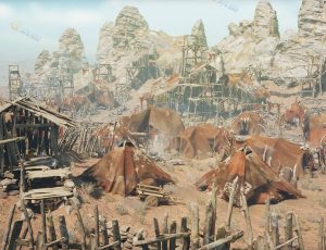 UE5素材—兽族军营