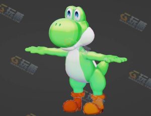 Blender素材—马里奥耀西模型