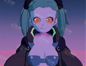 Blender素材—赛博朋克边缘者丽贝卡模型