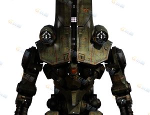 Blender素材—战争炮火机器人模型