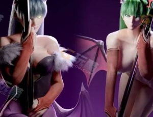 Blender素材—恶魔女孩莫甘娜模型