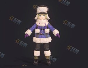 Blender素材—小正太模型