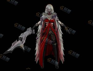 Blender素材—哥特萝莉模型