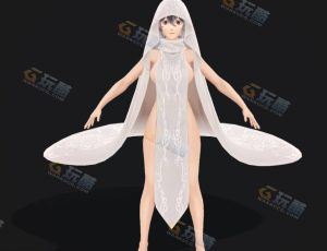 Blender素材—圣女模型