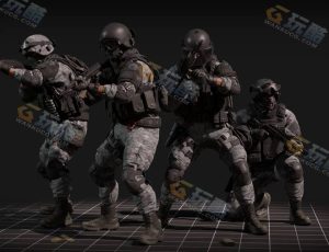 Blender资源—使命召唤特种兵模型