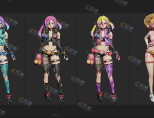 Blender资源—个性可爱萝莉模型