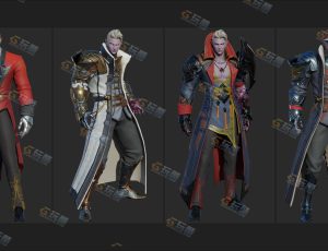 Blender资源—韩式男性格斗家模型