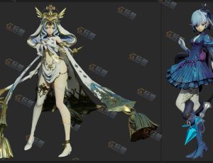 Blender资源—韩式女法师模型