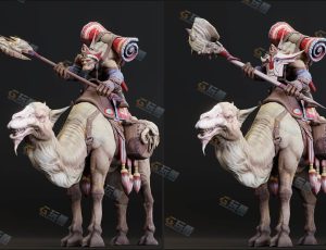 Blender资源—沙漠旅行者模型