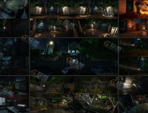 Blender资源—夜晚现代教堂大场景工程源文件