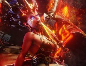 Blender资源—火焰女模型