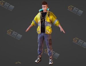 Blender资源—赛博朋克边缘者大卫模型