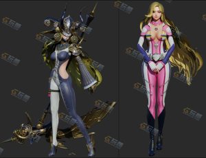 Blender资源—御姐模型