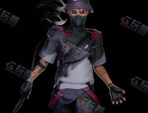 Blender资源—恶魔狩猎者模型