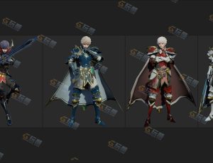 Blender资源—酷炫盔甲勇士模型