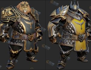 Blender资源—狮子兽王模型