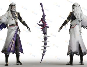 Blender资源—日本阴阳师模型