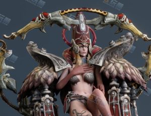 Blender资源—魔族女角色模型