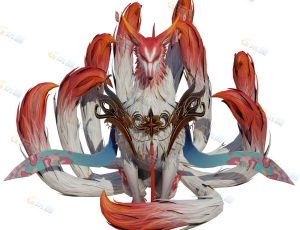 Blender资源—九尾狐模型