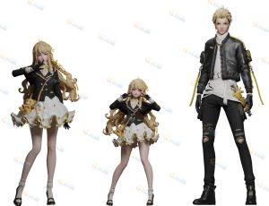 Blender资源—美型男女角色模型