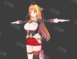 Blender资源—桐生可可模型