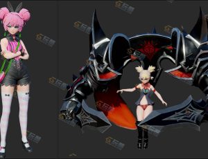 Blender资源—机械萝莉模型