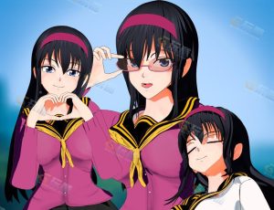 Blender模型—近卫茂哉子