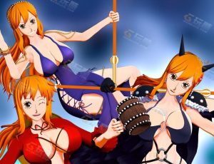 Blender模型—海贼王娜美3