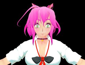 Blender模型—猫女孩